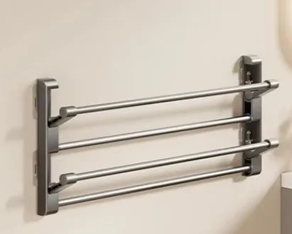 

Неперфорированная простая полка для обуви, многослойная складная полка для тапочек для ванной комнаты, дренажная настенная полка для домашнего хранения