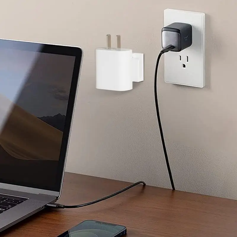 Charger Organizer Adhesive Cable Holder 2PCS Charger Block Cable Desktop Cable Organizer Portable Multifunctional Adhesive