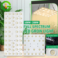 100W 200W Quantum Grow Lights LED Growth Lamp Full Spectrum Phytolamp for Indoor Veg Flower Greenhouse Succulent Plant