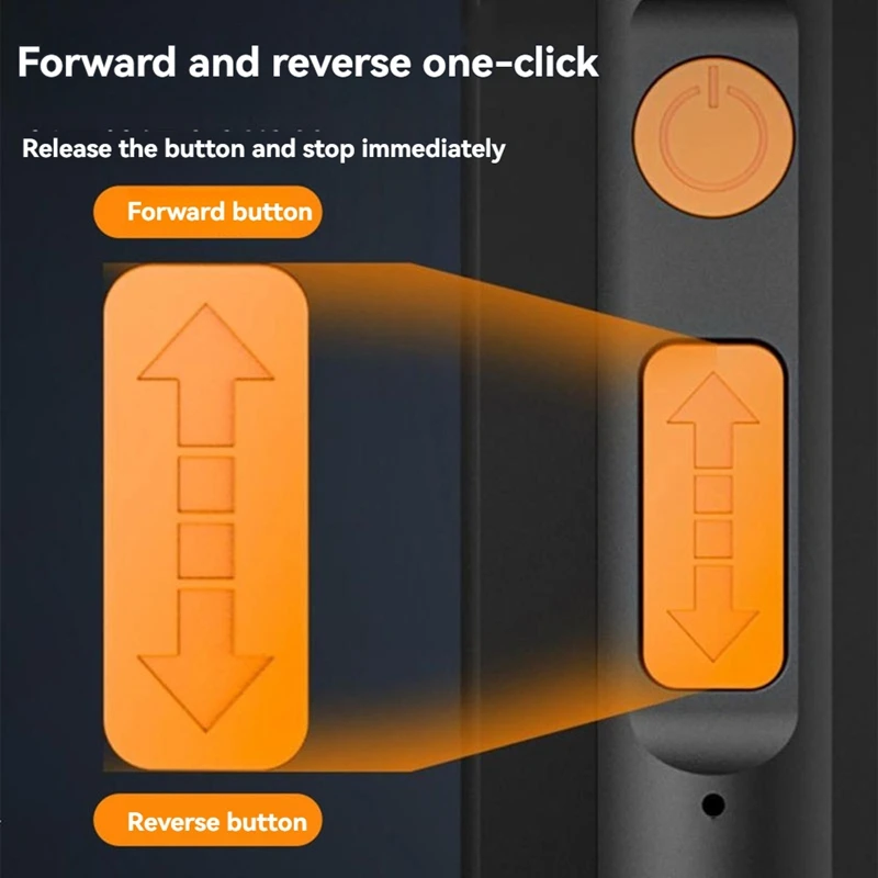 ABMR-Usb obeng listrik kecil tanpa kabel, alat perbaikan rumah tangga obeng tangan Mini