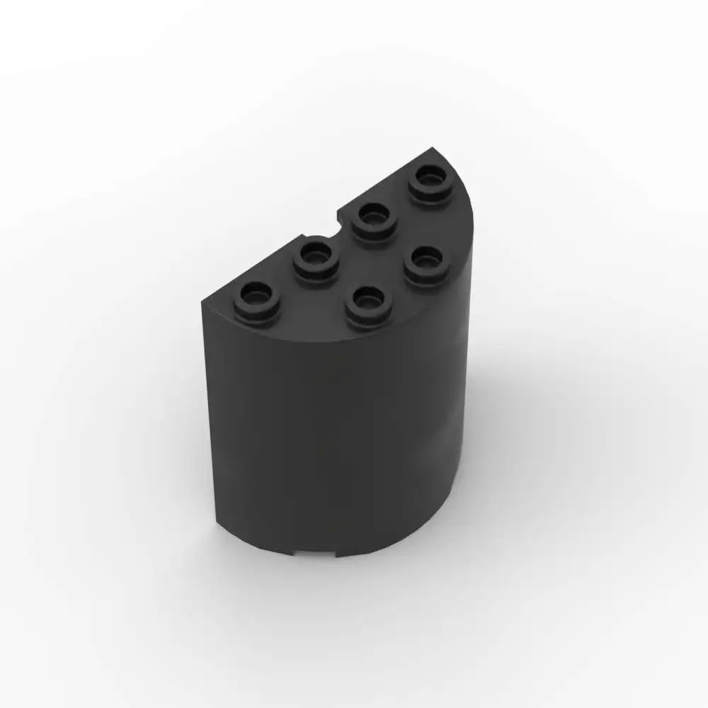 MOC 1個 6259 20430 積み重ね可能な交換用6218ブロックシリンダーハーフ2x4x4ビルディングブロック変換玩具大人男の子ホリデーギフト