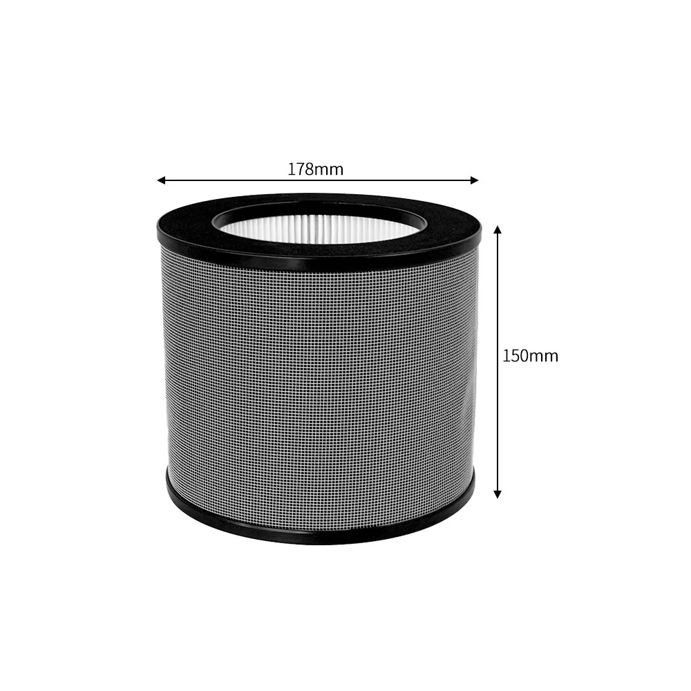 2 Pack Replacement Filter For TaoTronics TT-AP006 Air Purifier, 3-In-1 H13 True HEPA Filter And Activated Carbon Filter