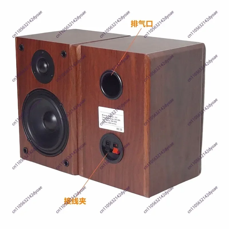 5.25 Inch Passive Desktop Monitor Bookshelf Wall Hanging Surround High Fidelity Fever Hifi Wooden Speaker