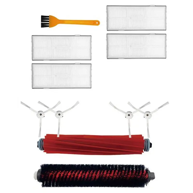 

A24F-Suitable For Roborock Robot Vacuum Cleaner G10S/G10 PRO Main Brush Side Brush Filter Cleaning Accessories Set