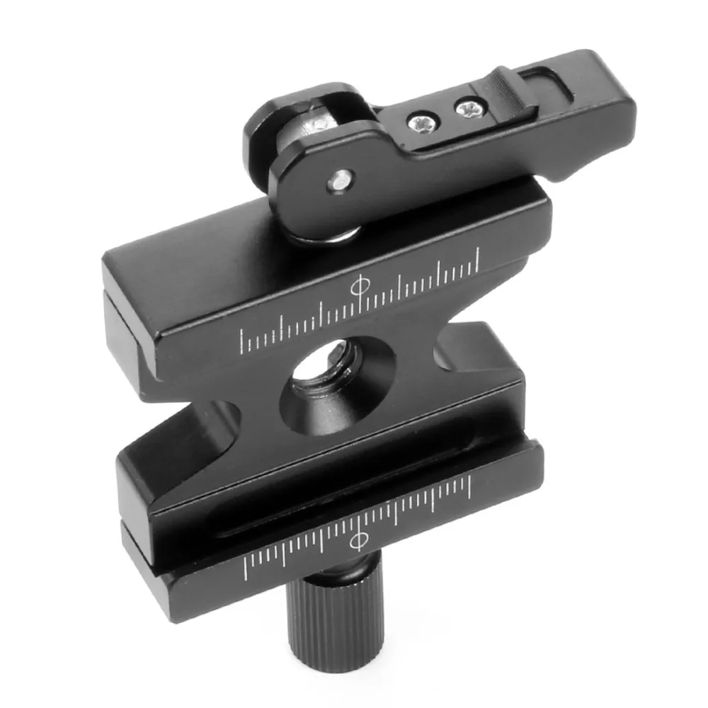 Kamera L Halterung Schnellwechselplatte 1/4" Schraube Schweizer vertikale Filmvideo für Nikon Canon Sony Fuji DSLR Kamera Stativ Kugelkopf – Detail 17