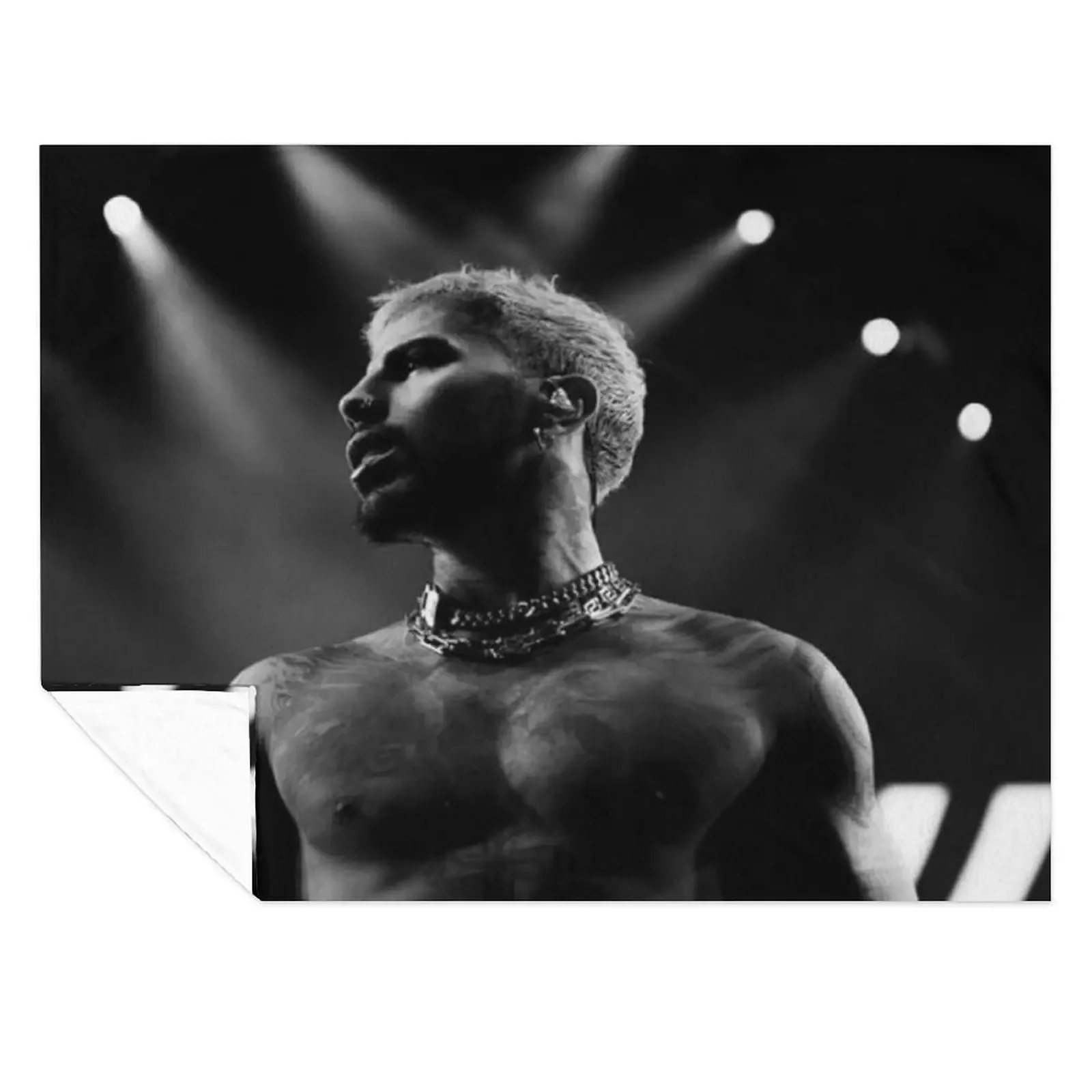 

rauw alejandro Throw Blanket Sofas Soft Plaid Soft Plush Plaid Heavy Blankets