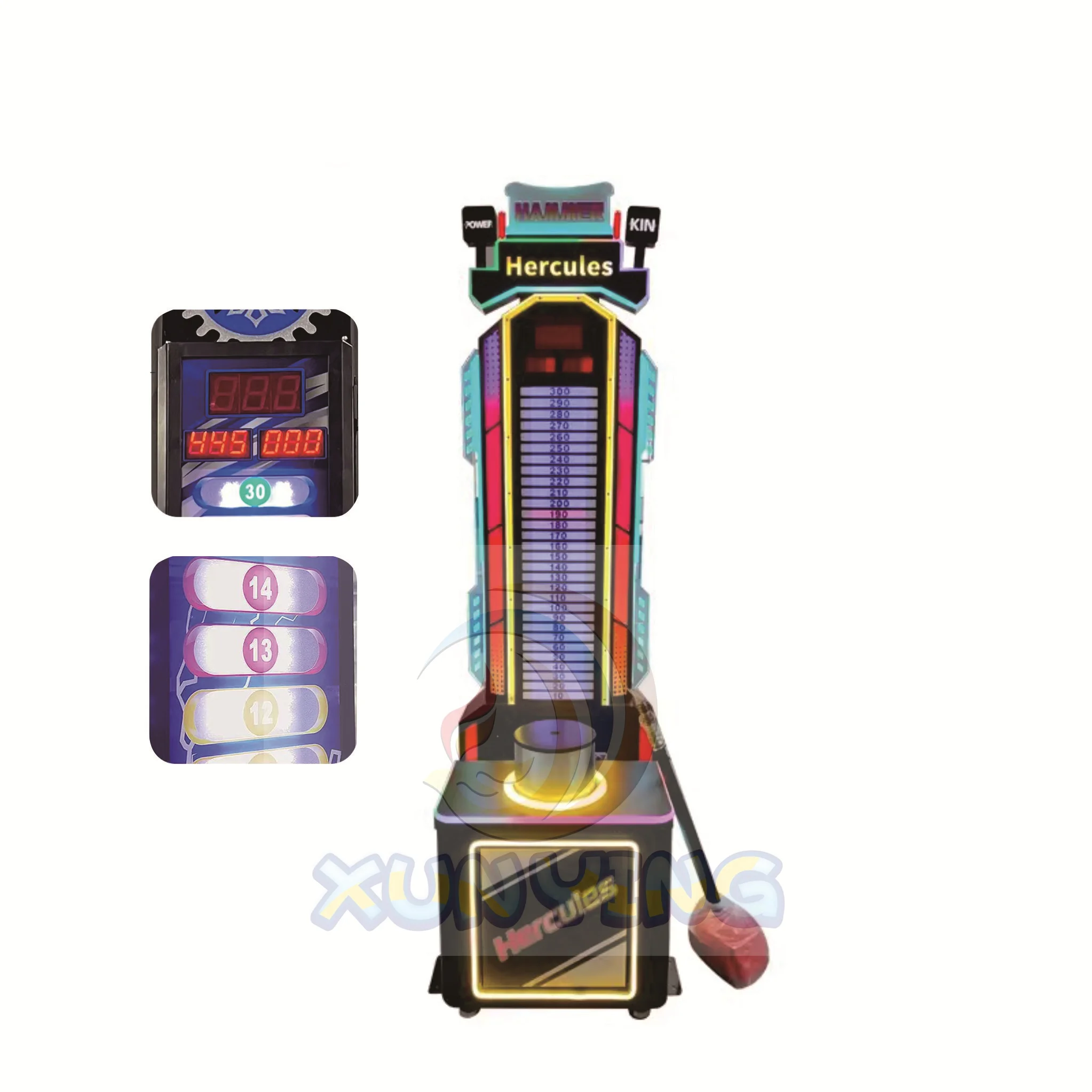 Indoor Cheap Coin Dispenser Hammer Hitting Redemption Arcade Game Machine for Sale