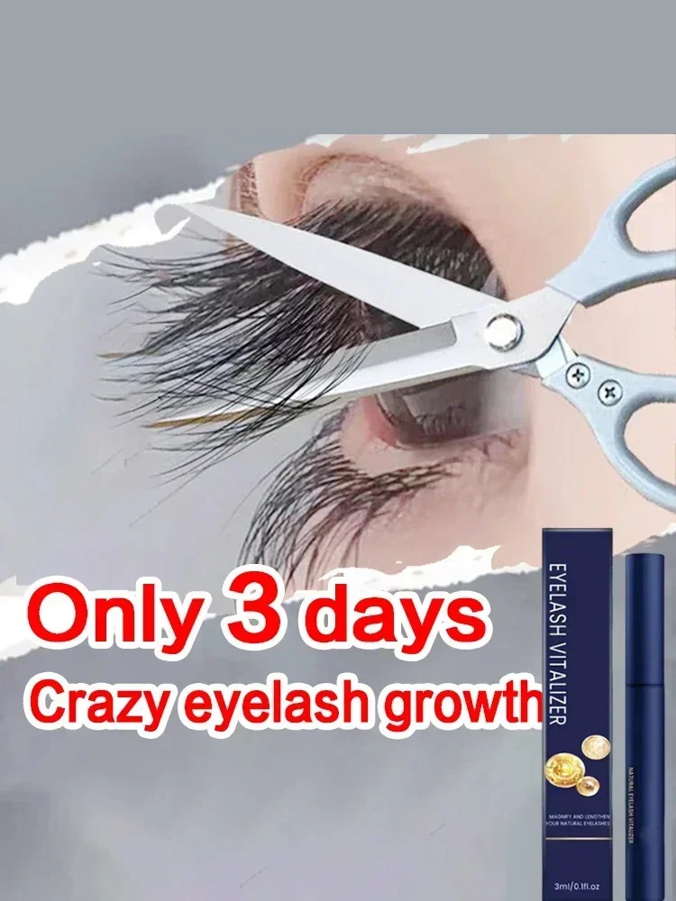 7 Days Eyelash Fast Growth extension Serum Liquid Natural Enhancement Nourishing Curls Thicker Lashes Hair Curly Care Essence