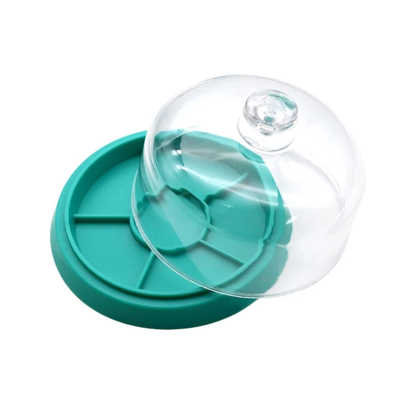 Watch Movement Dust Cover Moistureproof Watch Part Storage Box Small Part Crafts Jewelry Watch Fitting Anti Dust Tray