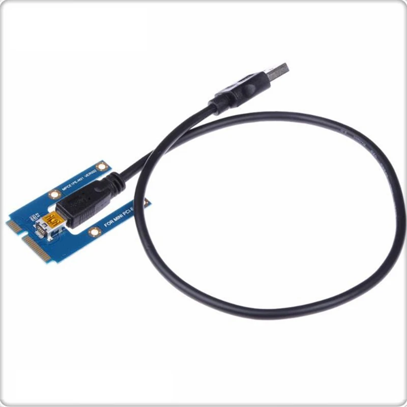 AED7-Mini Pcie To PCI Express 16X Riser For Laptop External Image Card EXP GDC BTC Mpcie To PCI-E Slot Mining Card