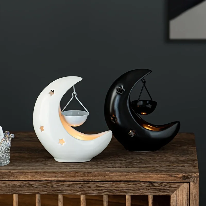 Elegant Ceramic Candle Warmer Aromatherapy Incense Burners Home Decor Romantic Tabletop Burner Candle Holder Ornament Best Gift