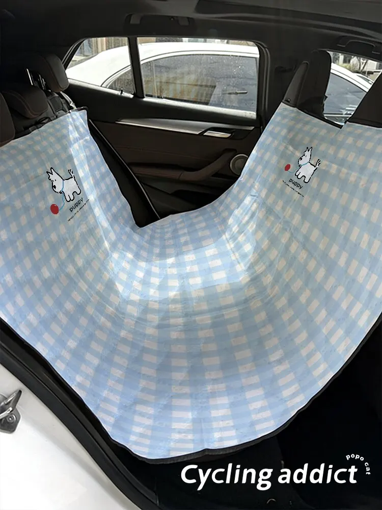 Pet Car Seat Cover for Dog Cat, Anti‑Dirty Cushion Mat for Car Rear Back Seat & Passenger Seat, Travel Protector for Pet