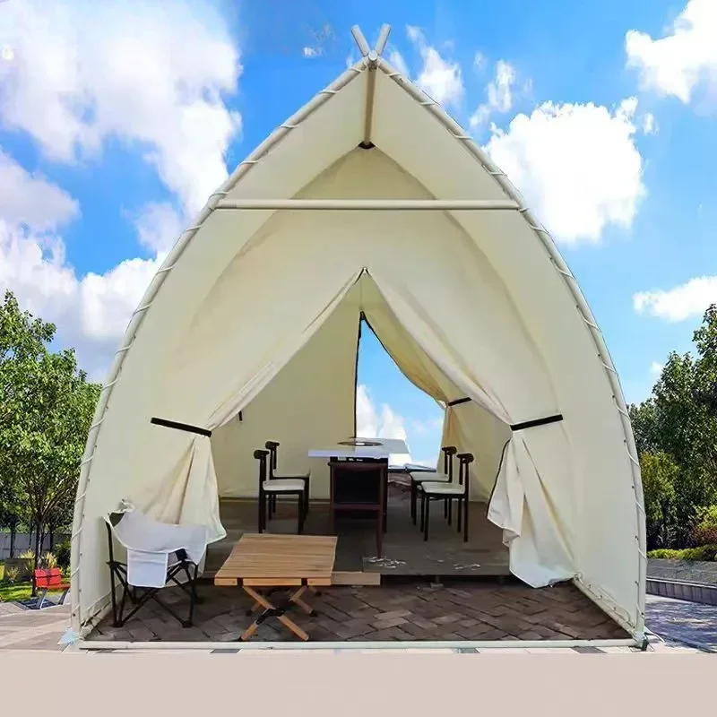 camping, tourist attractions, bed and breakfast rainproof restaurant, rooftop catering, steel grill barbecue, hot pot tent