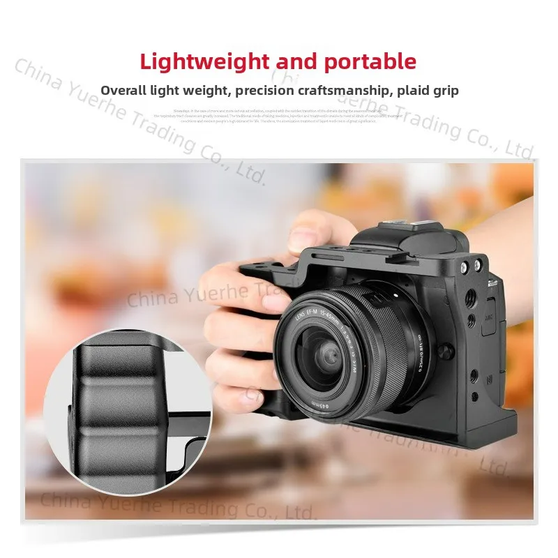 

Подходит для камеры EOS M50, клетка для кролика с ручкой, аксессуары для зеркальной камеры, камеры