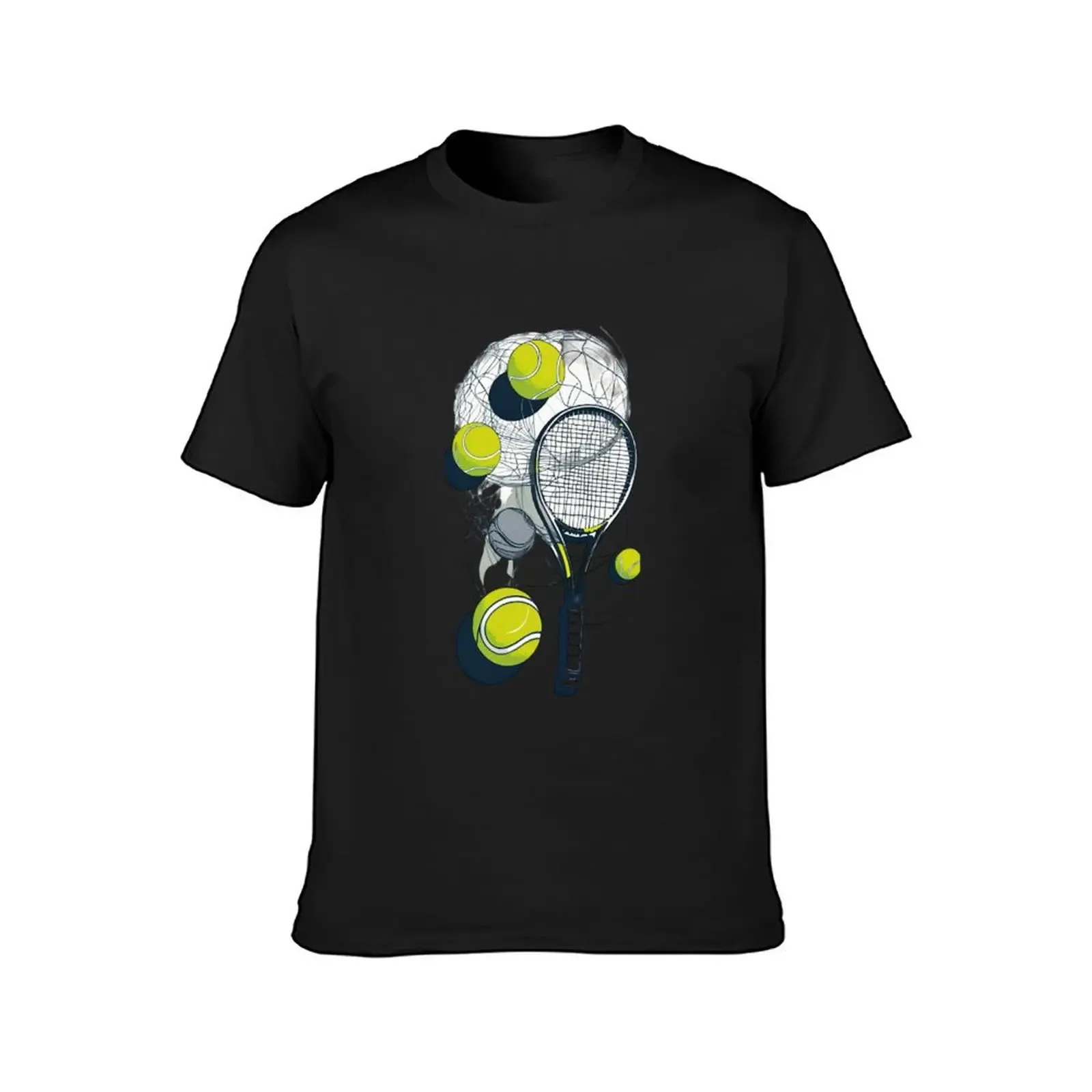 Tennis sports T-shirt graphics kawaii clothes customs plain t shirts men