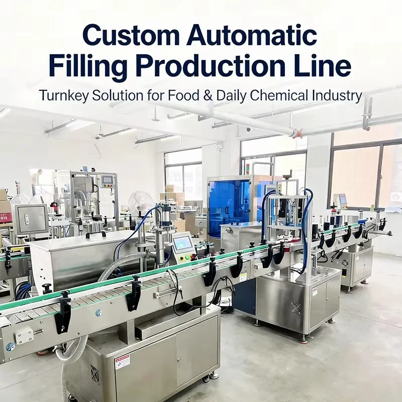 Liquid Filling Machine Automatic Rotary Lobe Pump CIP Cleanable for Paste Cream Honey Ketchup Bottle Barrel Customizable