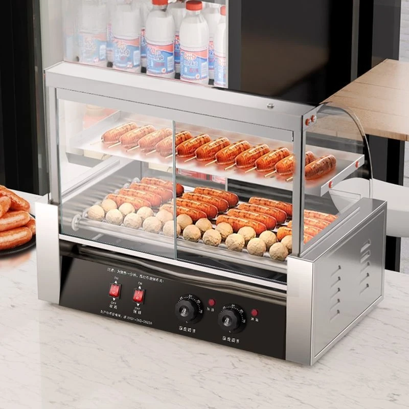 

Мини-аппарат для приготовления хот-догов, автоматическая машина для жарки колбас, гриль для колбас, мини-аппарат для приготовления ветчины и колбас