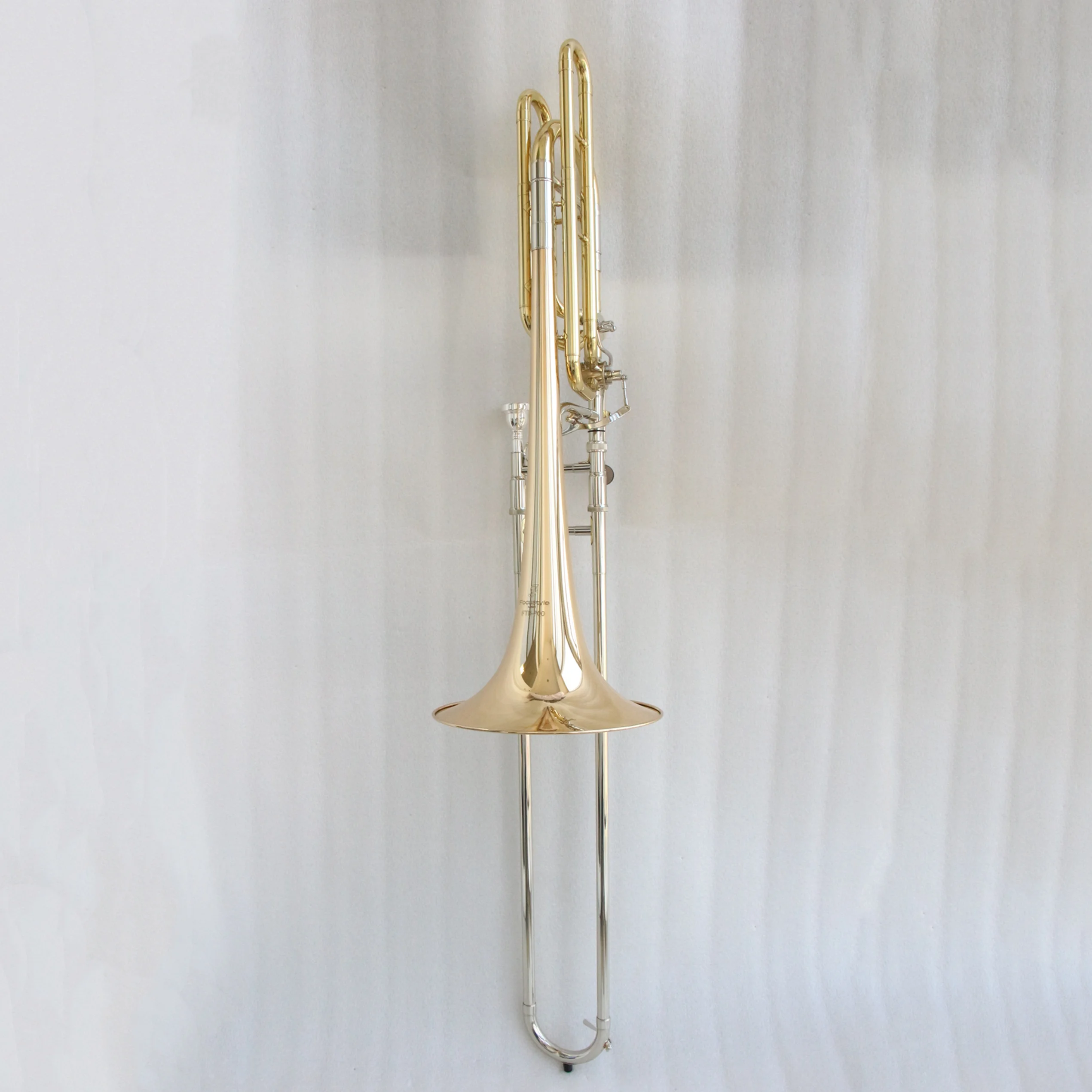 OEM Cheap Price Bass Trombone FTB-700G Bb/F/Gb/D Tone Brass Body Gold Trombone Wholesale Product