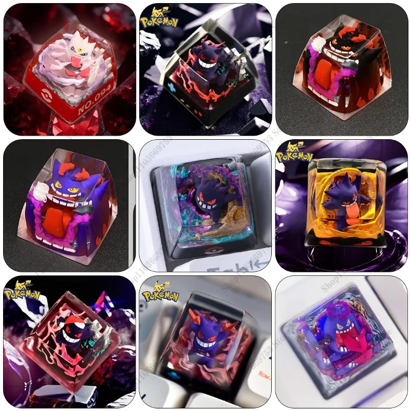 

Pokemon Anime Gengar Mega Gengar1u Keys Handmade Custom Keycaps Cartoon Characters Mechanical Keyboards Accessories Cute Gifts