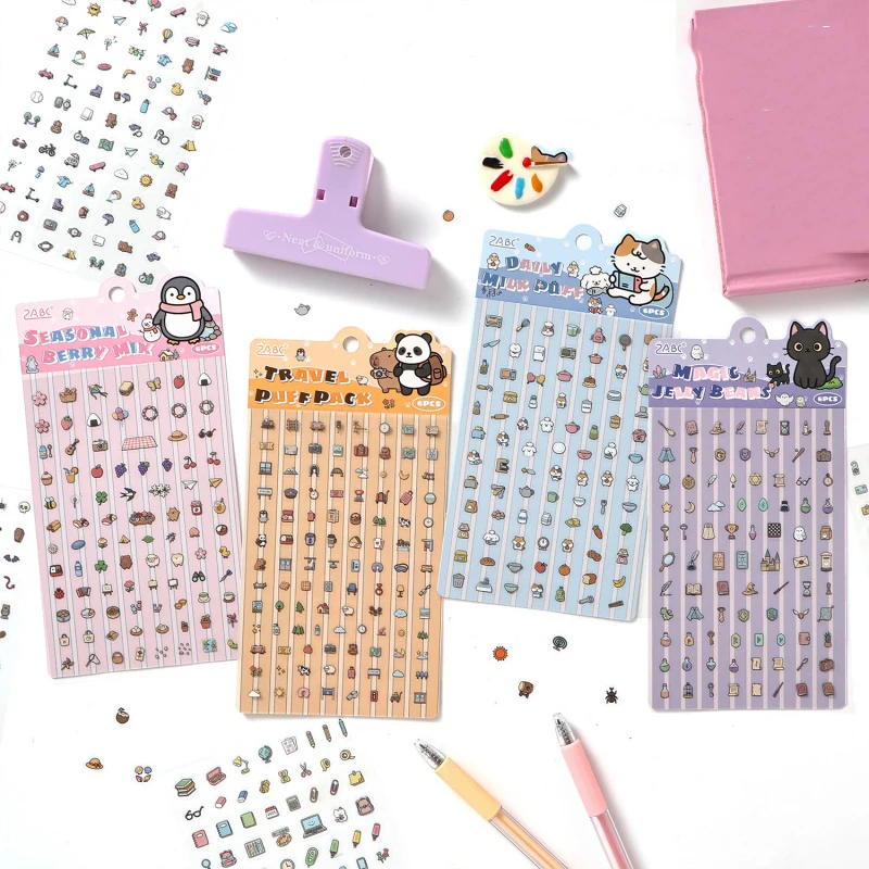 24pack-lot-kawaii-fruit-animal-stickers-cute-decorative-stationery-diy-sticker-scrapbooking-wholesale-stick-label
