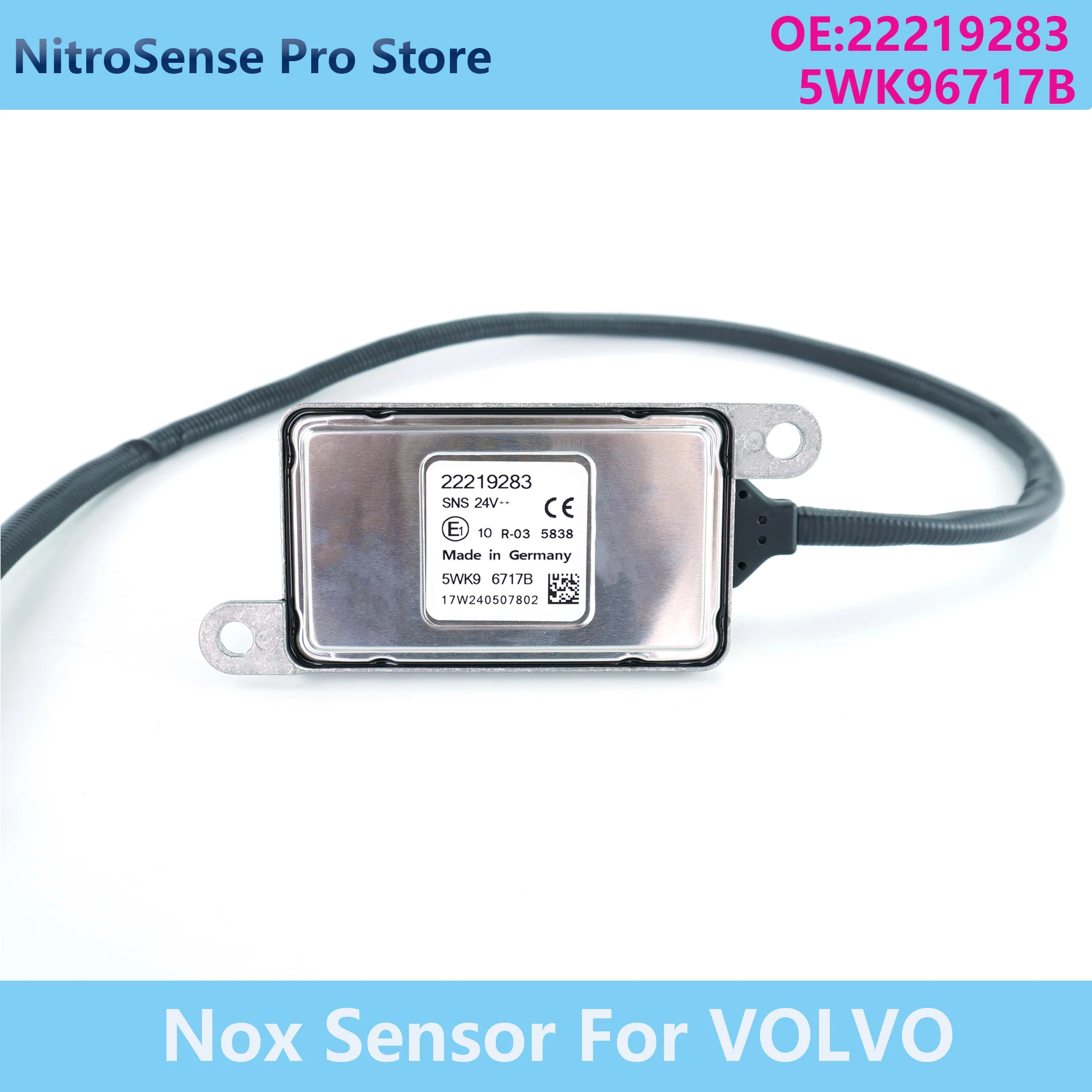

5WK96717B 22219283 5WK9 6717B Nitrogen Oxide Sensor for VOLVO Truck Diesel Engine SCR Emission System