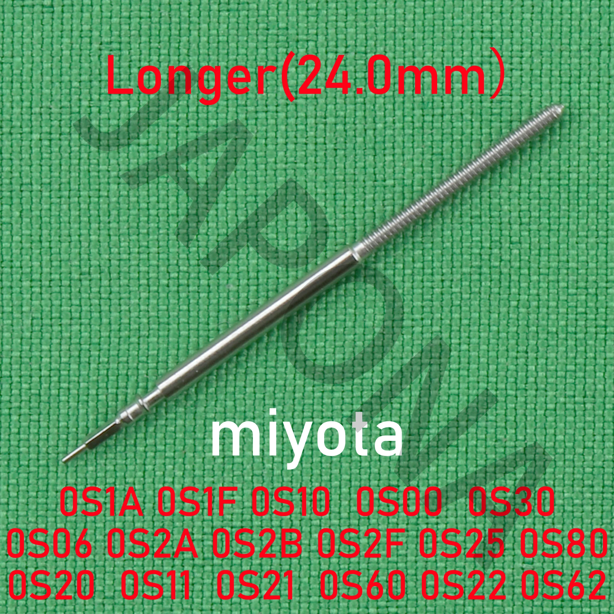 MIYOTA 0S longer stem 24mm 0S1A 0S1F 0S10 0S00 stem 0S30 0S2A 0S2B 0S2F 0S25 0S80 0S20 0S11 0S21 0S60 0S22 0S62 movement stem