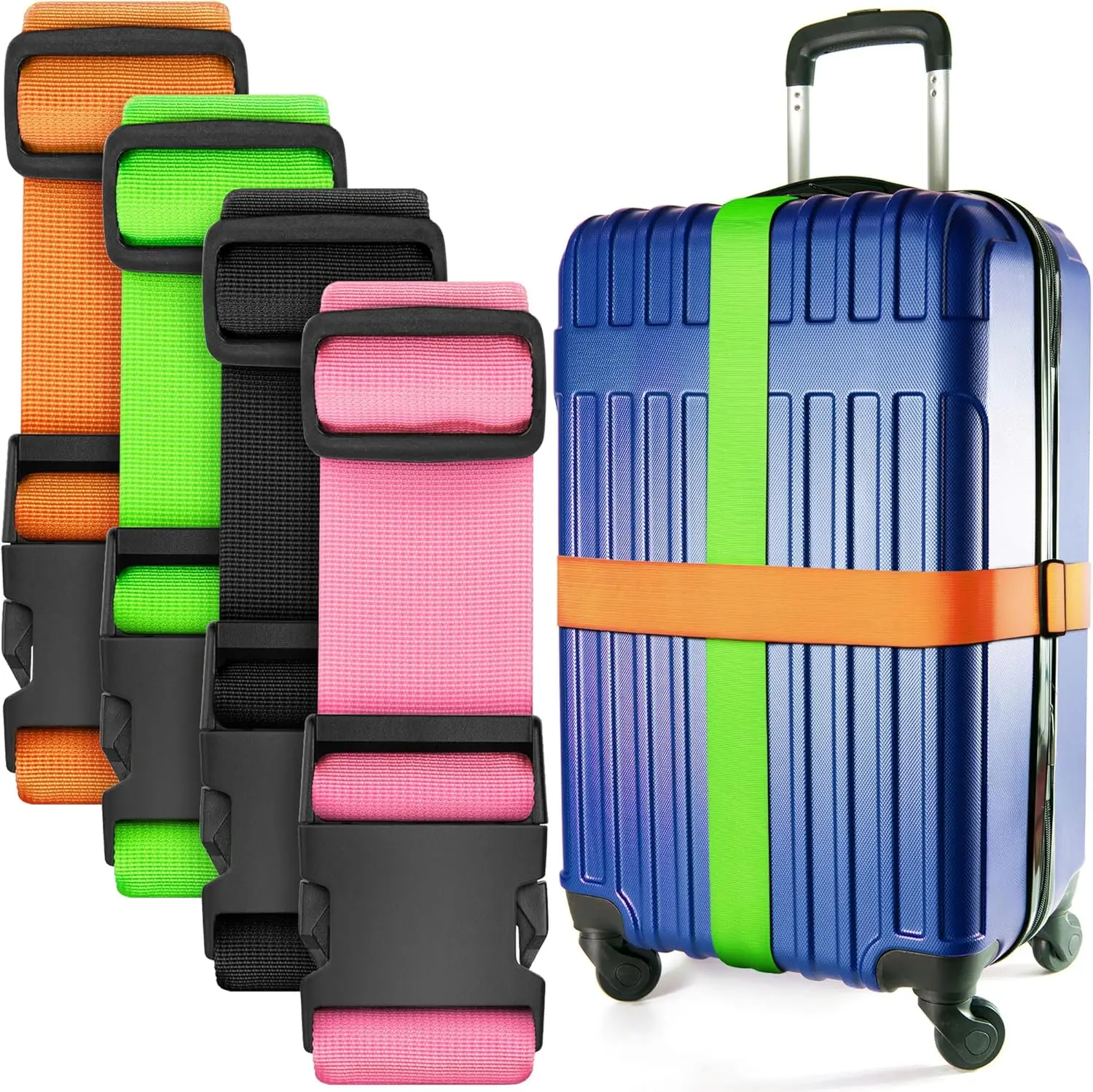 

Ремни для багажа, регулируемые дорожные аксессуары, одно слово, ремень с пряжкой для чемодана, упаковочный ремень, аксессуары для дорожного чемодана