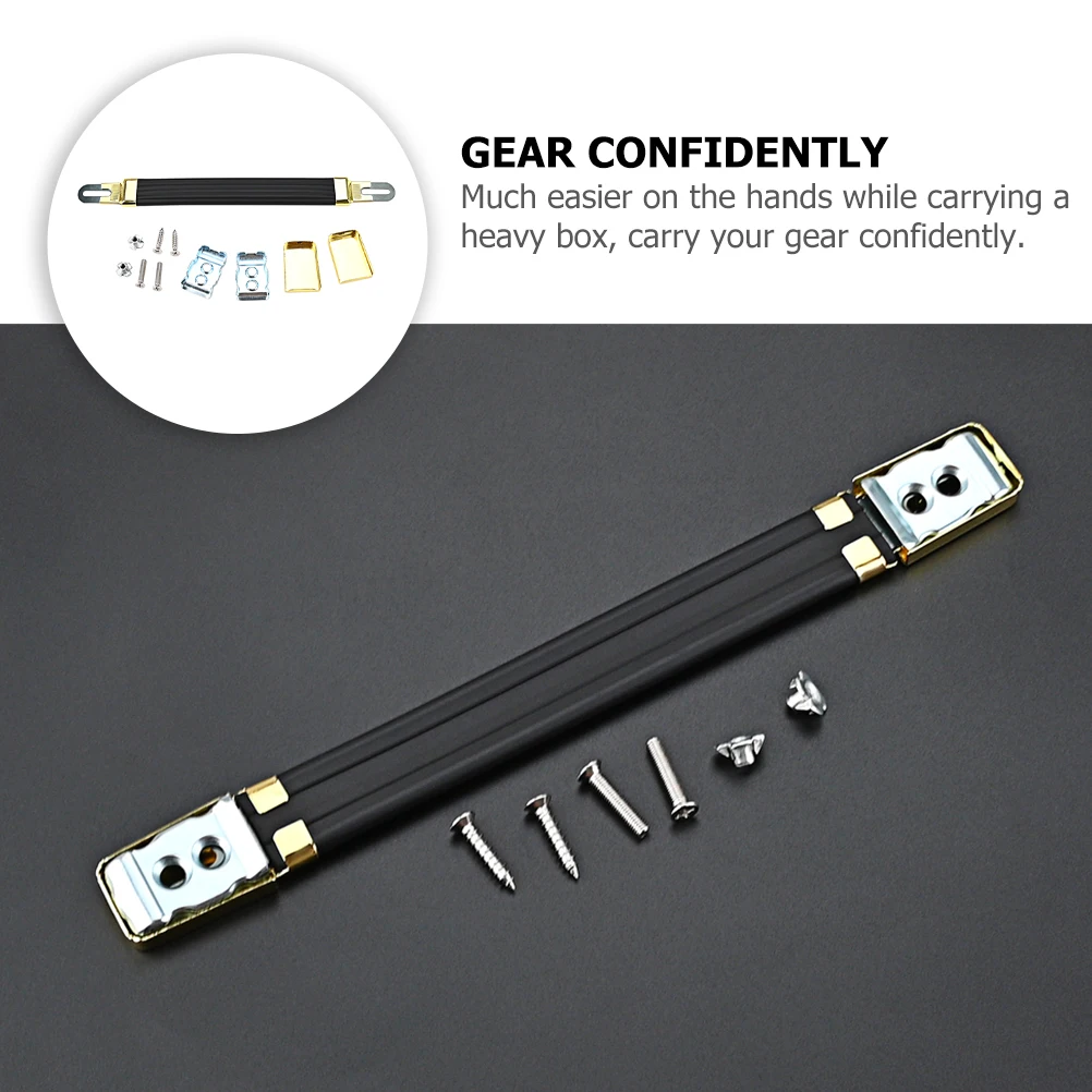 

1 Set Durable Amplifier Handle Pvc Speaker Cabinet Handle Strap Comfort Grip Space Saving Replacement For Amplifiers Speakers