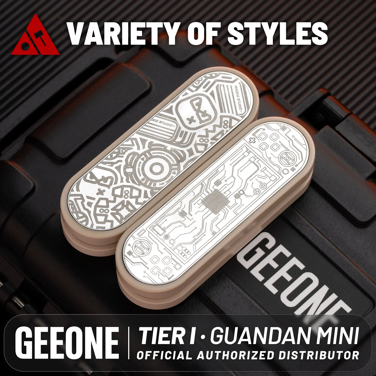 TIER I Gudan EDC fidget slider  special stytle metal fidget slider antistress for adults