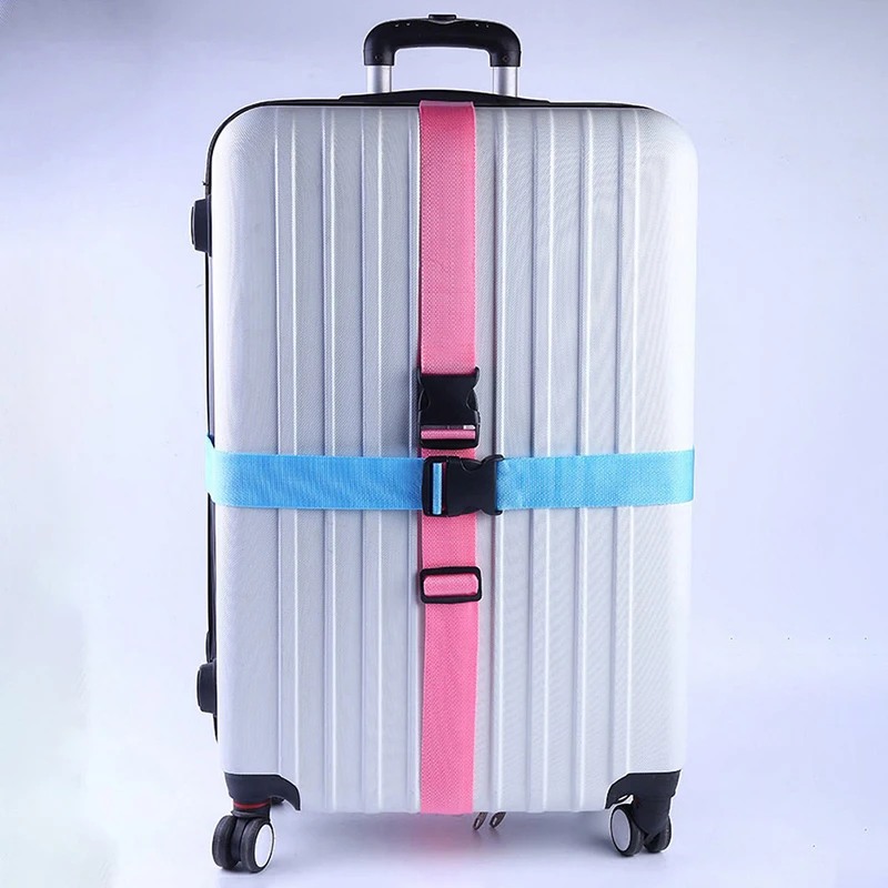 Travel Accessories Can Be Adjusted Luggage Strap Luggage Box Fixing Belt Suitcase Lock Buckle Strap Travel Essential