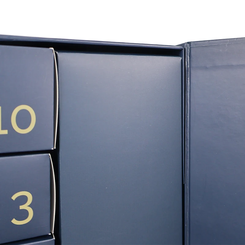 Customization.Wholesale 24 Day Cardboard Advent Calendar Box Personalized Customization Double Door Advent Calendar Boxes