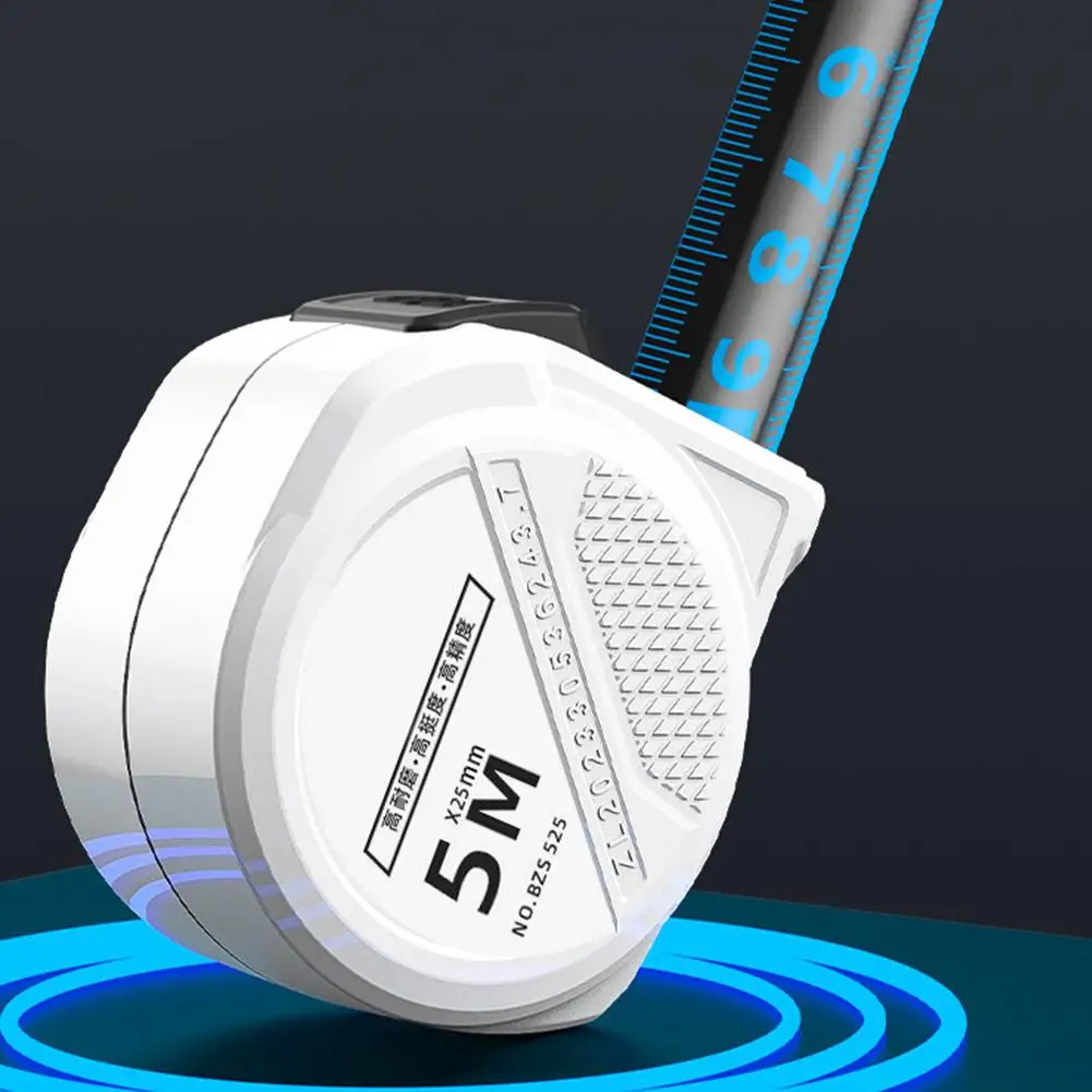 

Automatic Locking Anti-cut Hand Blue Laser Digital Tape Measure Measuring Tape Retractable for Electrician Man Gift N5W1