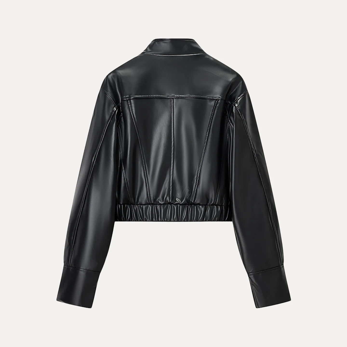 2025年秋新作 レディースファッション ショート丈 シンプル レザー ジャケット コート デイリー通勤 多用途 個性派 若者向け スタンダードフィット