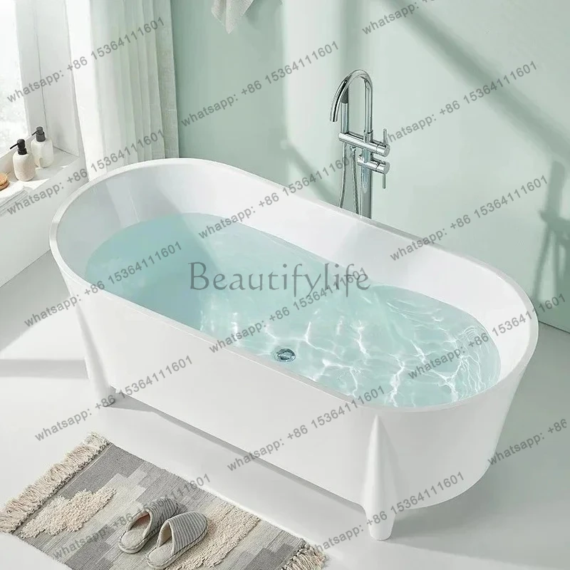 princess 1.2--1.7 meters, one-piece foot household freestanding European bathtub