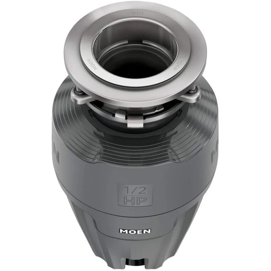 Moen Gray EX Series Prep Series 1/2 Horsepower Garbage Disposal EX50C