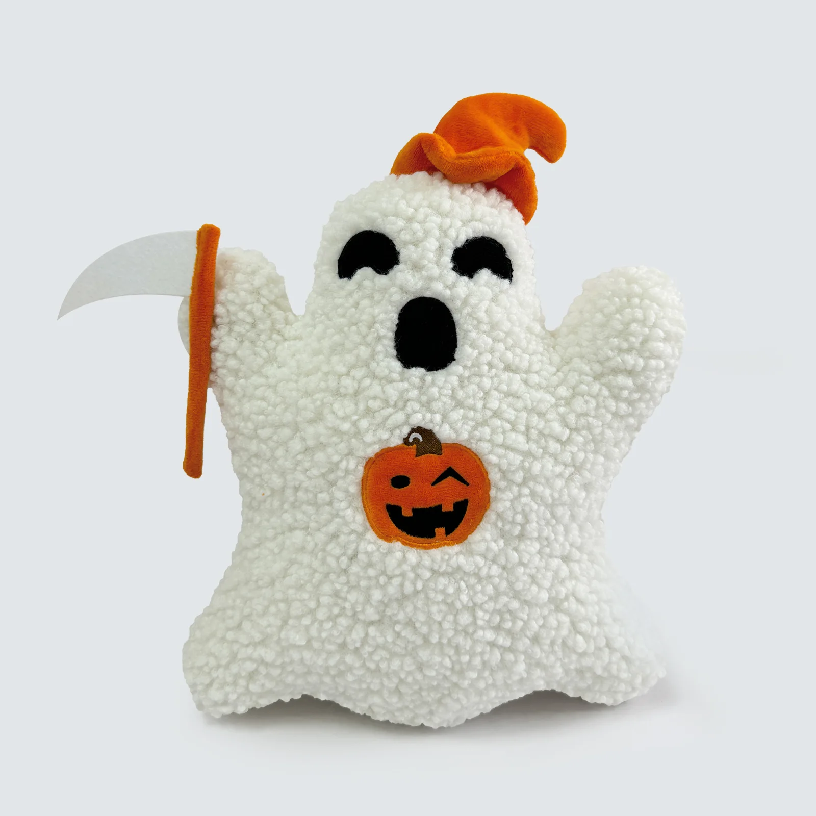 Muñeco de peluche de fantasma de Halloween, juguete creativo de simulación linda, colección de decoración de regalo para niños y niñas