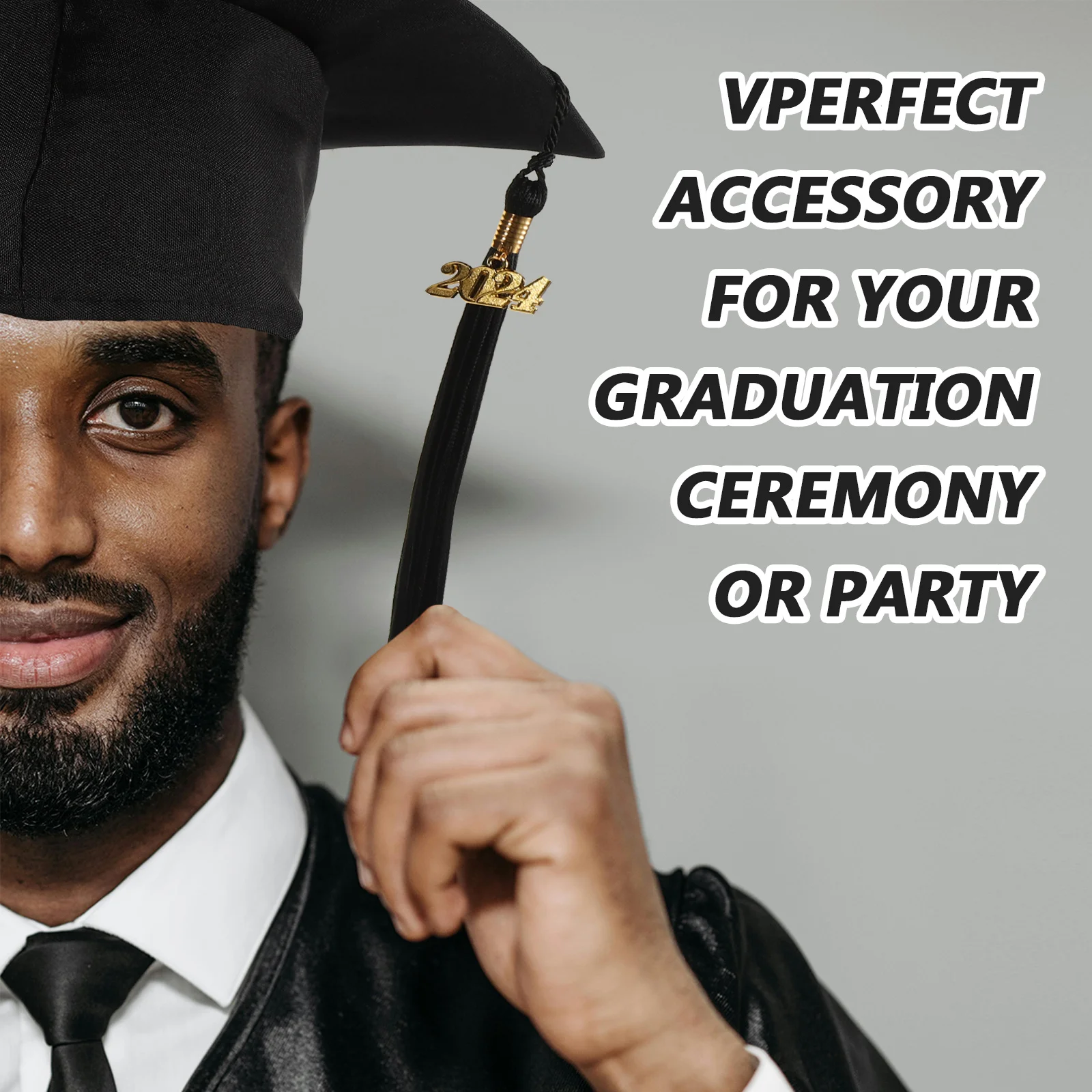 

Graduation Accessories Hat Decorations Cap with Tassel Your Polyester Adult Party Hats