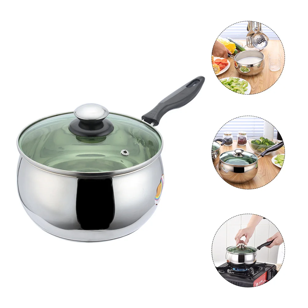 

Non-Stick Soup Pot Premium Milk Stockpot for Food Cooking Kitchen Household Use Milk Stockpot Multifunctional Soup Pot