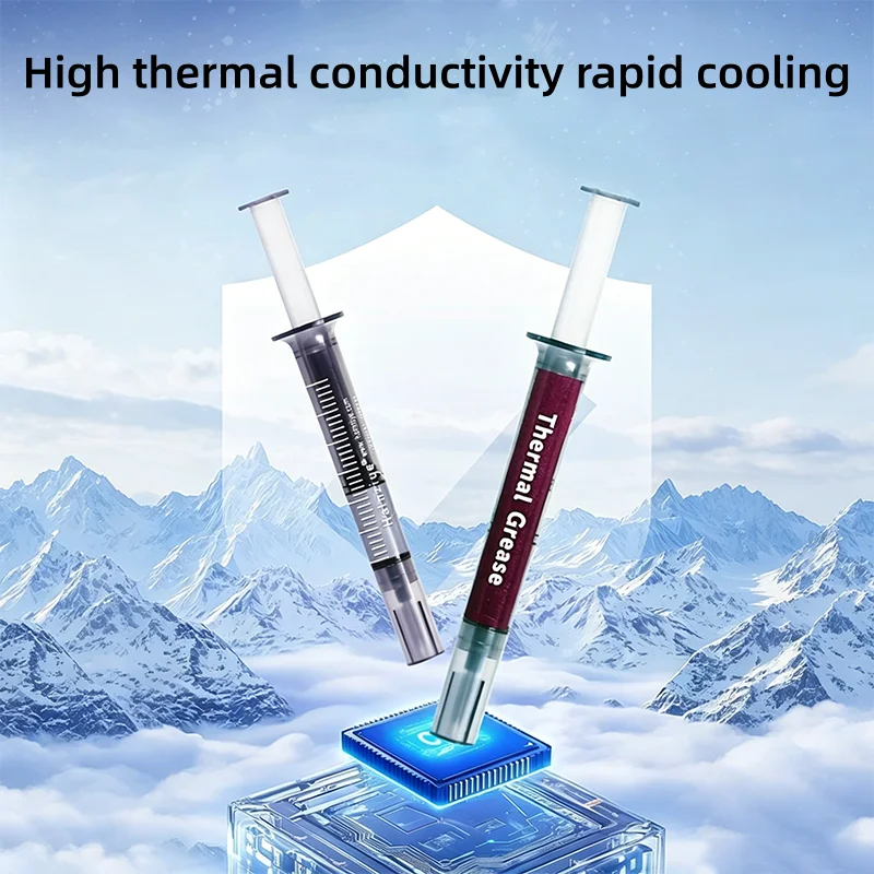 Halnziye CE-5-PRO Thermal Paste 11.8W/mK High Performance CPU GPU Heatsink Cooling Grease for Computer Hardware