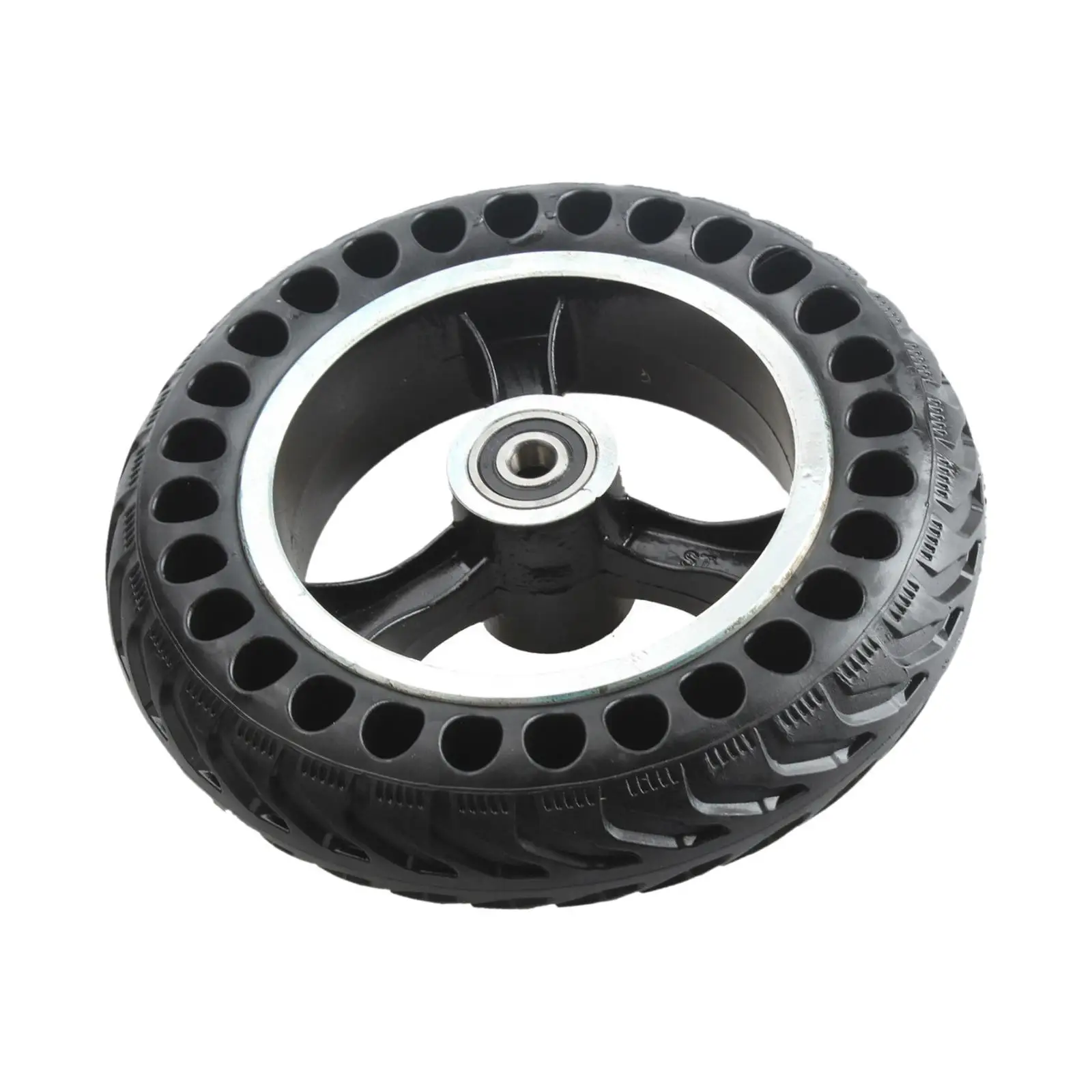 Electric Scooter Solid Tire Anti Slip Shockproof Components Rim and Tyre Kit