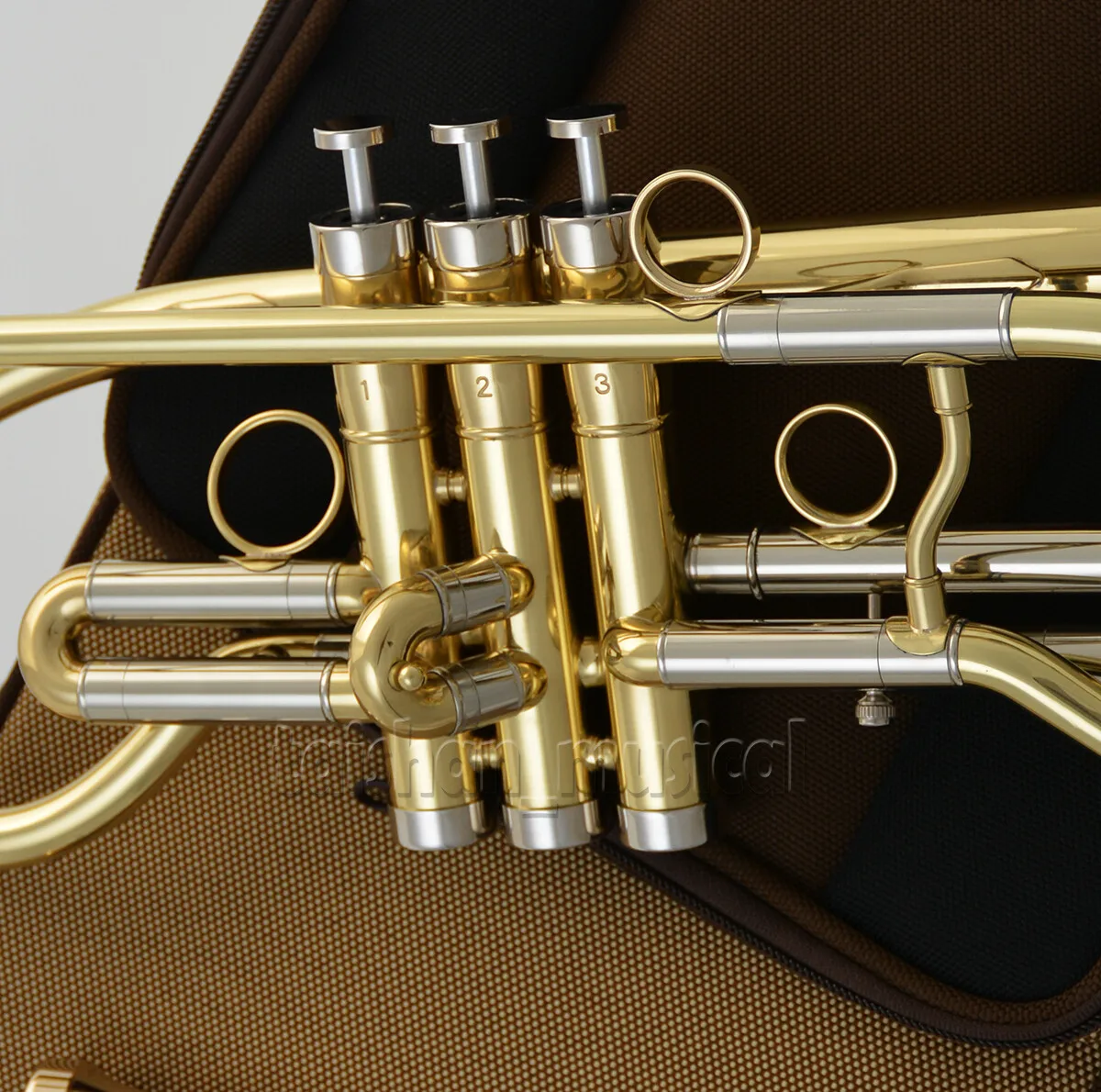 High quality Advanced Brass Lacquered Trumpet Unique Horn WEIBSTER WTR-640 Large Bell