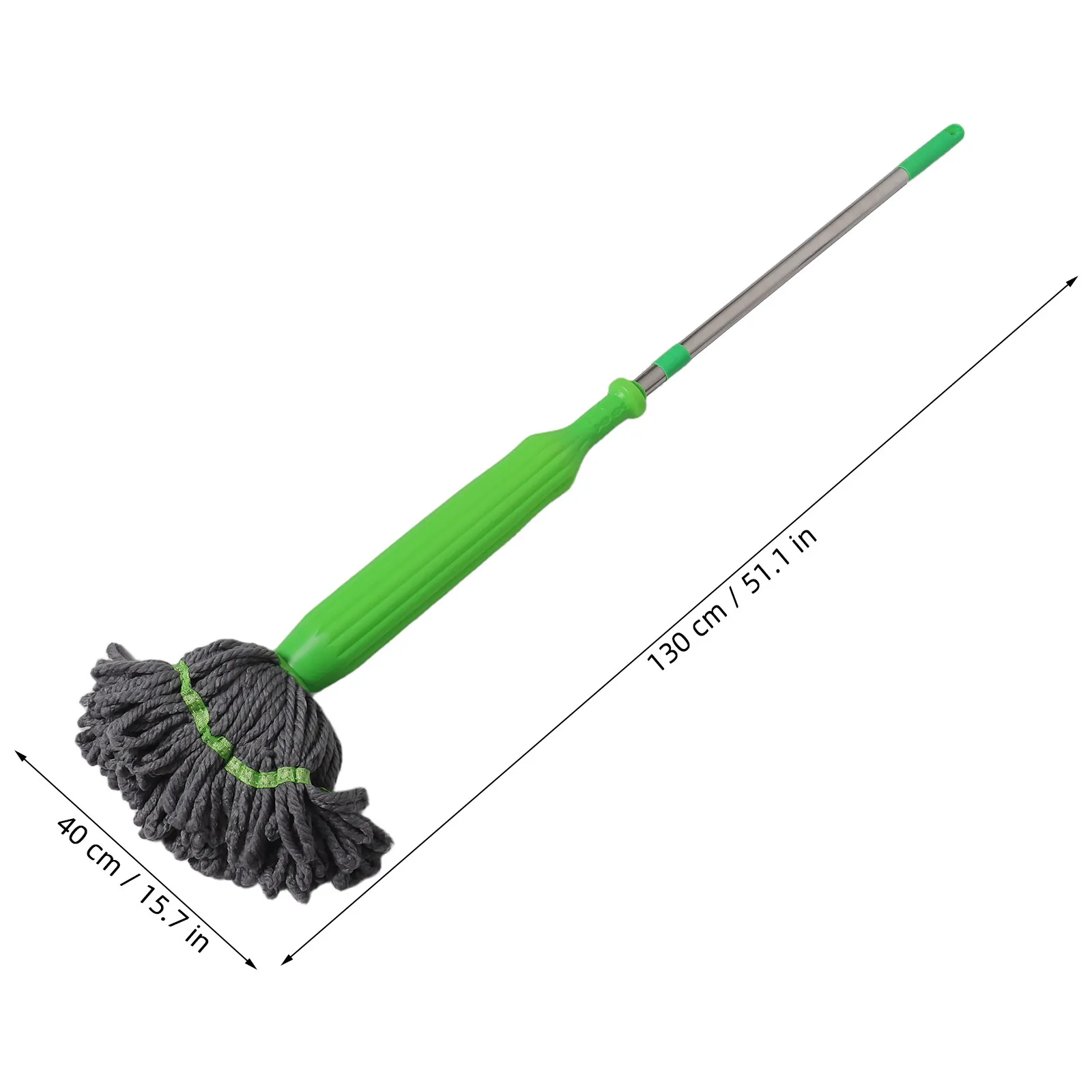 Hand Free Squeeze Mop Self Wringing Mop With Stainless Steel Handle Floor Cleaning Mop Rotating Microfiber Mop Floor Scrubber