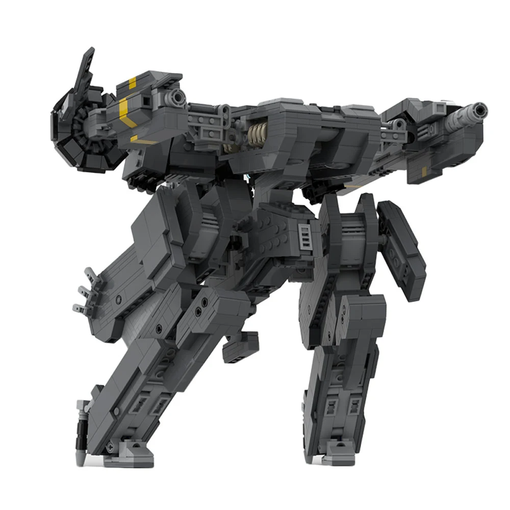レックスメタルギアMOC組み立てブロックDIYクリエイティブおもちゃ、ブロック愛好家への素晴らしい贈り物