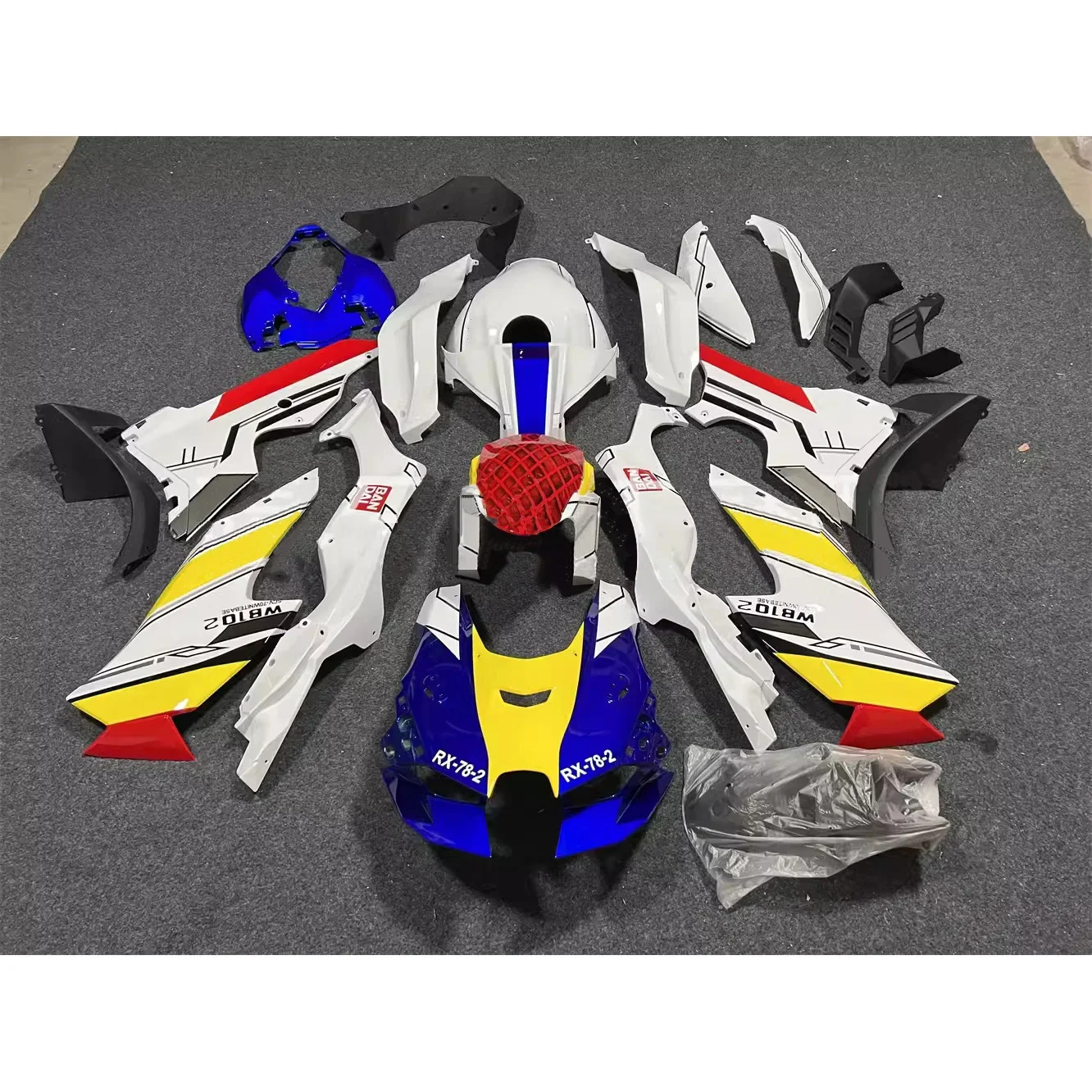 

Pre-drilled ABS Injection Fairing Kit Bodywork For Kawasaki Ninja ZX-10R ZX10R 2021 2022 2023 2024