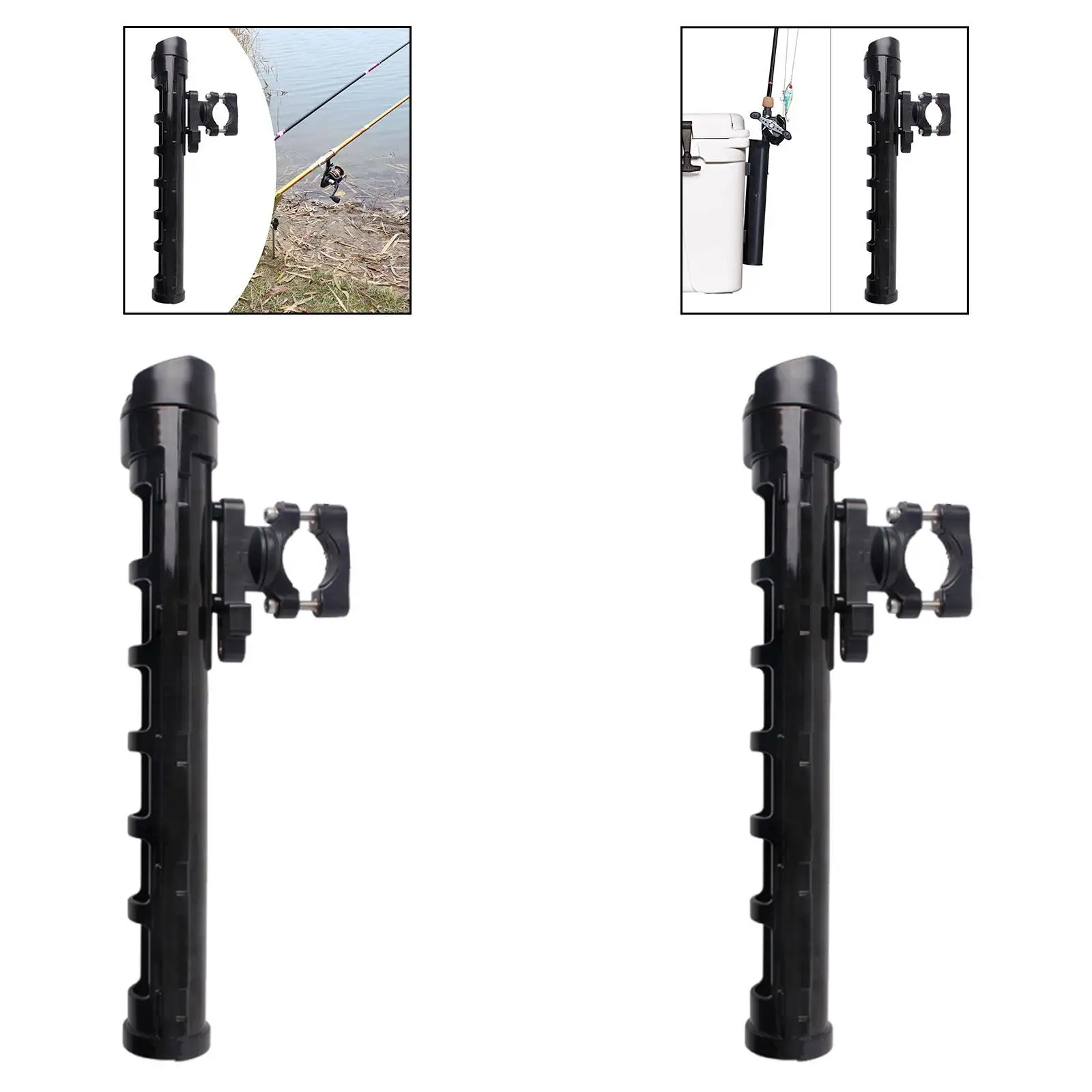 حامل قضيب صيد الدراجة، عربة تثبيت على شكل عمود قابلة للتعديل لتنظيف الملحقات رف الدراجة الخارجية المحمول القابل للدوران