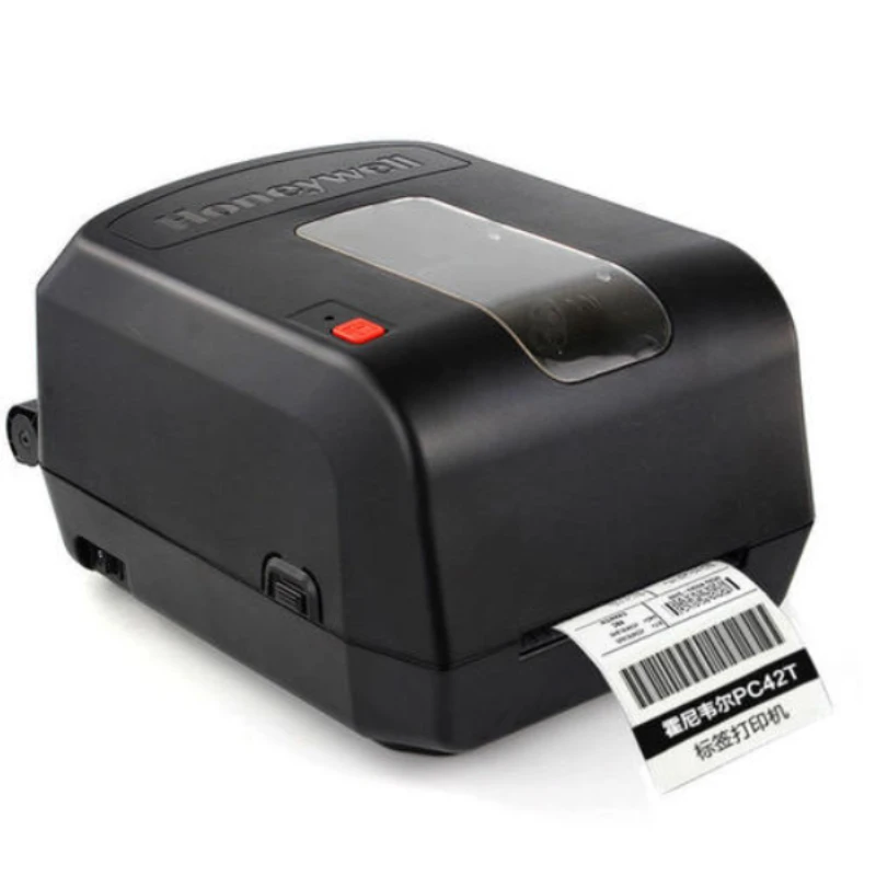 Настольный принтер Honeywell PC42T с USB-портом, HD термотрансферное устройство для штрих-кодов, хост 9,6 мм (0,3 дюйма), 1 год