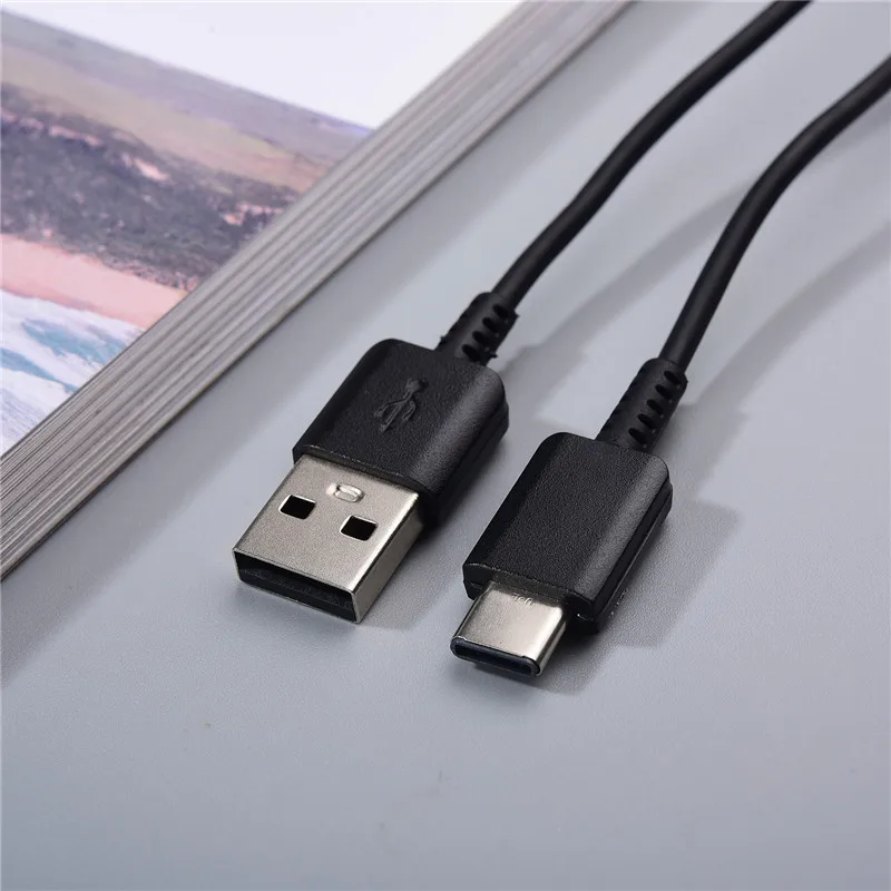 Samsung S10 USB Type C Fast Charging Cable 100CM Quick Charge Line for Galaxy S8 S9 Plus A55 A54 A53 A35 A34 A14 A13 Data Cord