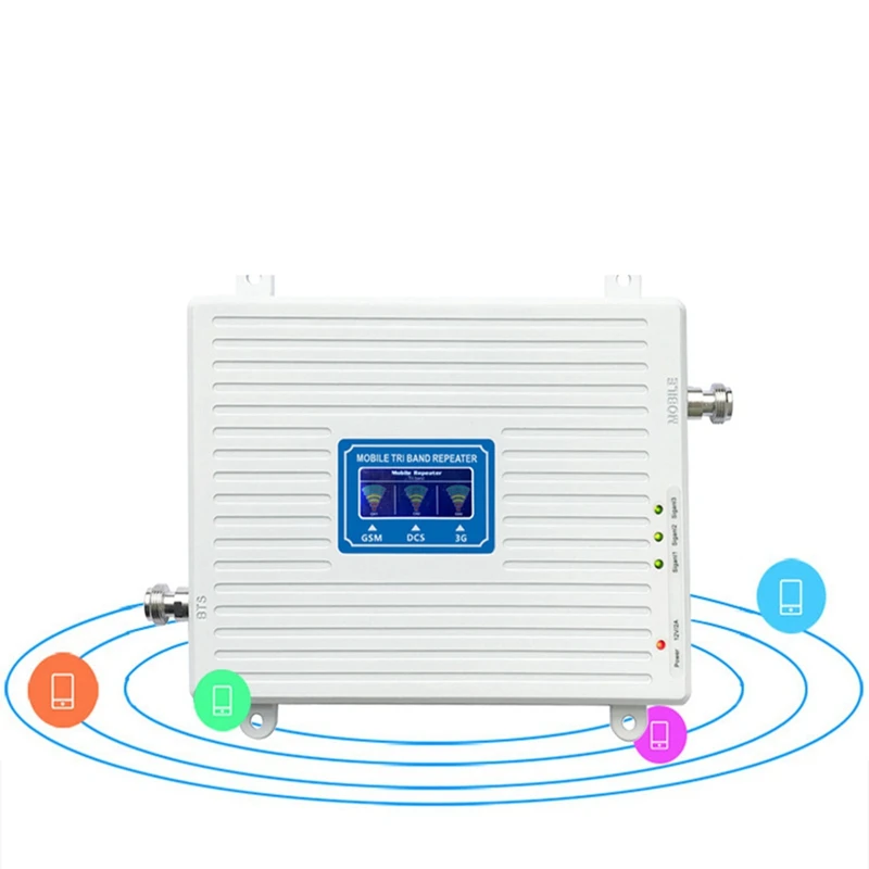 2G 3G 4G LTE Amplifier Band1/7/8 Booster GSM WCDMA UMTS LTE Cellular Repeater 900/2100/2600Mhz Amplifier