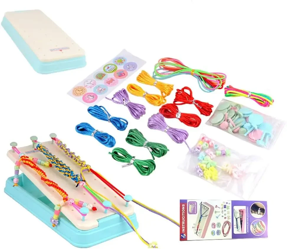 Friendship Bracelet Making Kit for Girls, Creative Arts and Crafts Set for Endless Fun- Popular Bracelets String Maker Toys Set