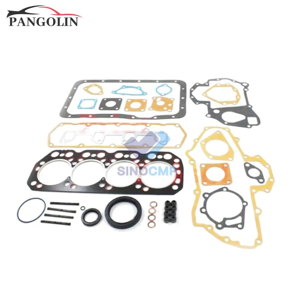 Full Overhaul Gasket Kit for Mitsubishi K4M Engine Hanix M40 Crawler Excavator Digger Repairing Accessories w/ 3 Months Warranty